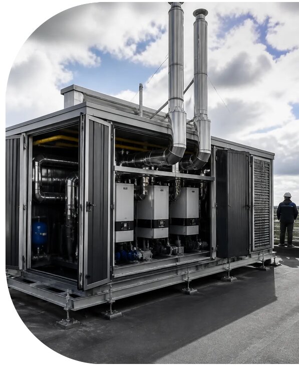 Крышная котельная под ключ в Алейске от 3093300 р. | АПаруса-Лук