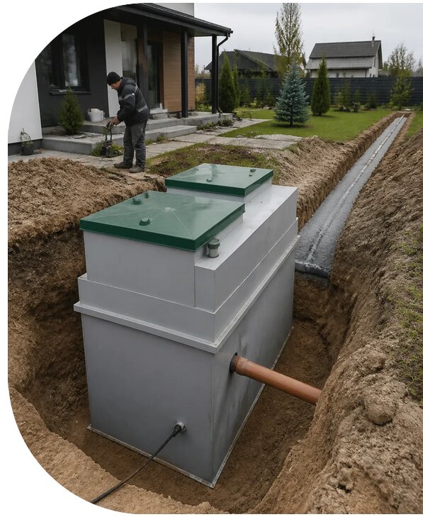 Монтаж септика Биодека в Алейске от 36089 р. | АПаруса-Лук